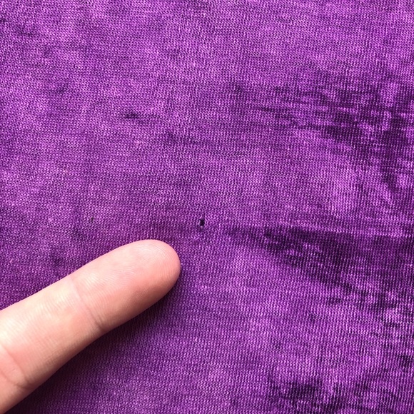 VINTAGE AMERICA’S BEST PRE SHRUNK COTTON PURPLE TIE DYE SINGLE STITCH - Picture 9 of 11